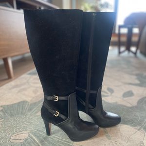 Nine West Black stiletto boots.